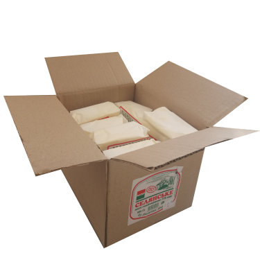 Масло сливочное крестьянское 73% ТМ Паоло в пергаменте 0,5 кг в ящике 6 штук